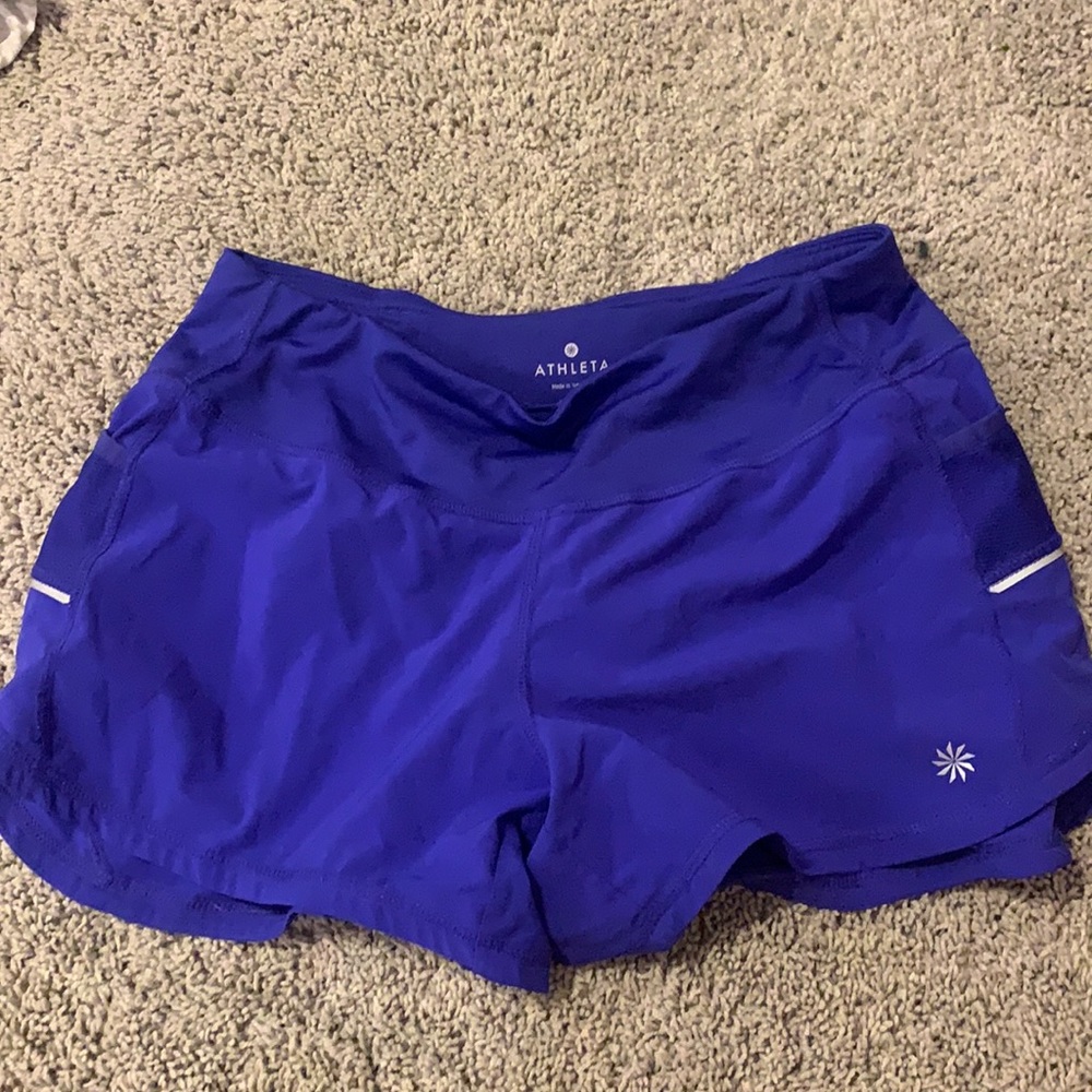 Athleta purple shorts